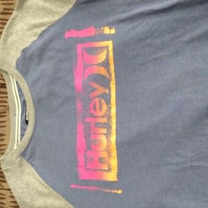 HURLEY BOYS SIZE LARGE SHIRT AWESOME COLORS